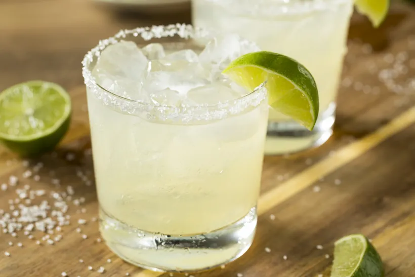 Cocktail made with Nellie & Joe's lime juice