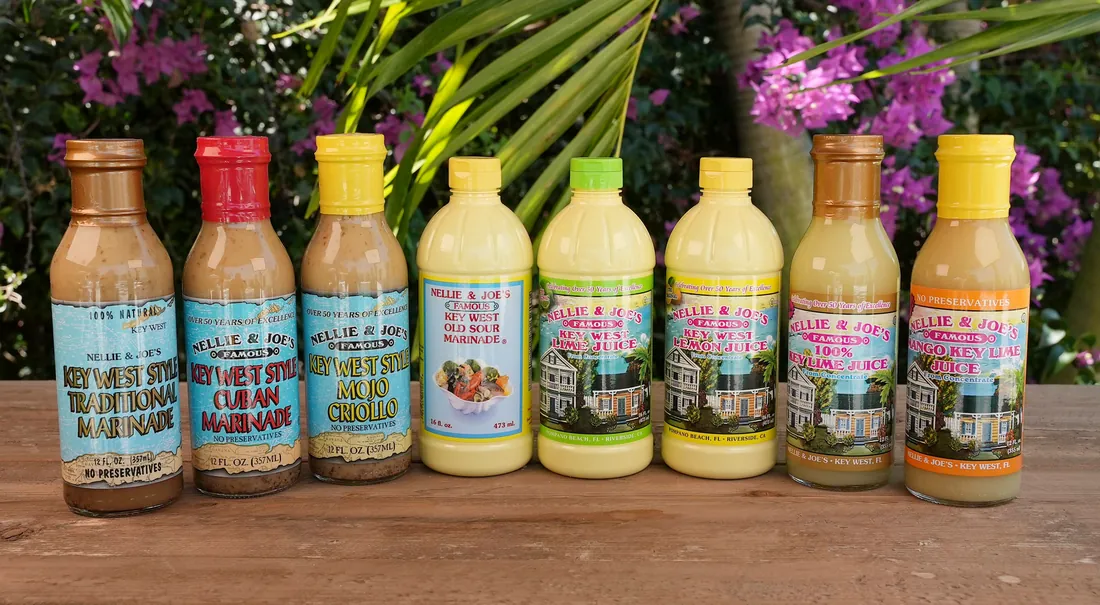 Nellie & Joe's bottled juice lineup for wholesale